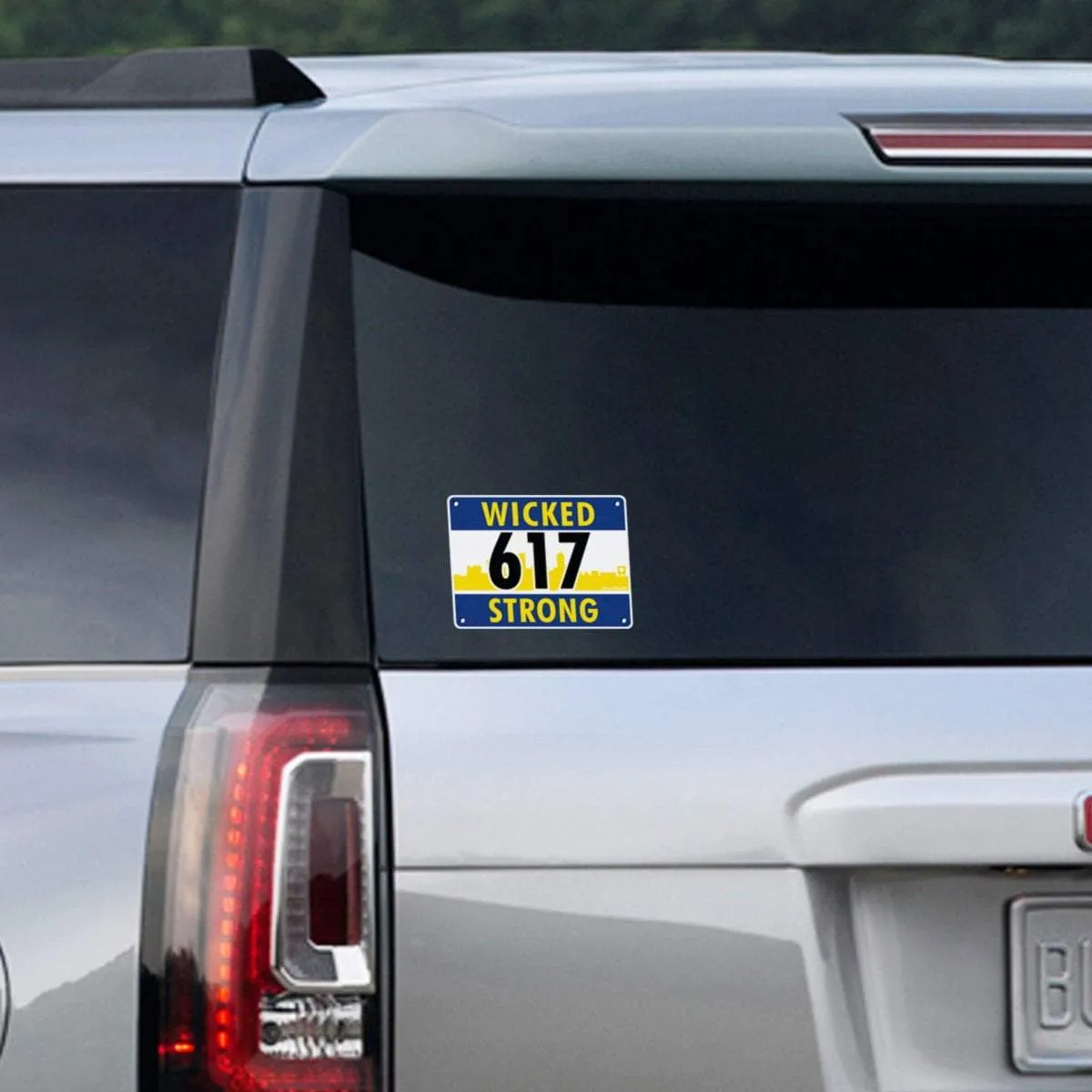 Wicked Strong Runners Bib Sticker