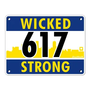 Wicked Strong Runners Bib Sticker