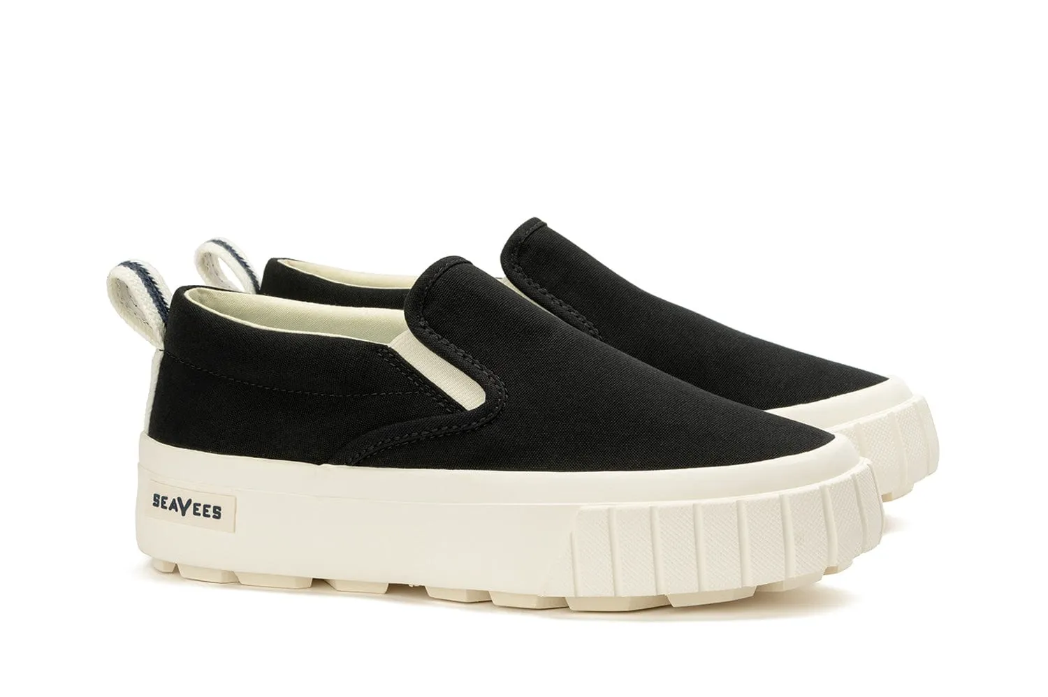 Womens - Fairfax Lug Slip On Platform - Black