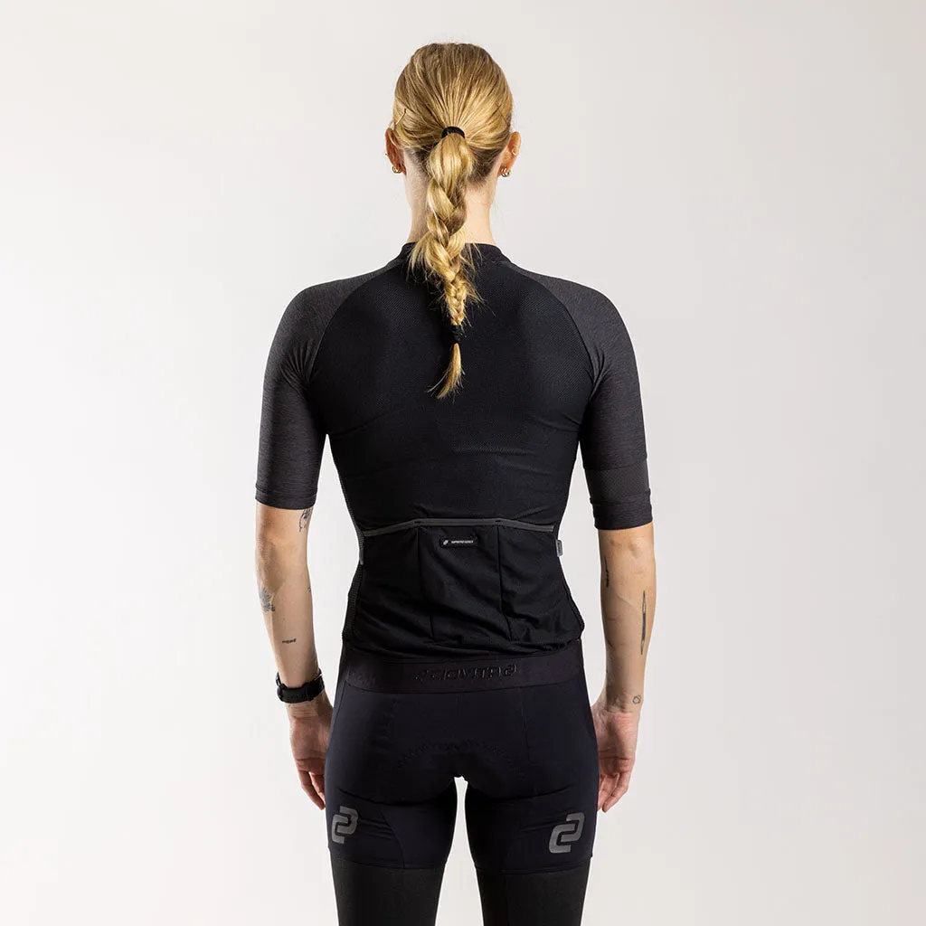Women's Opera Race Fit Jersey (Charcoal)