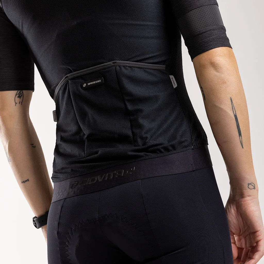 Women's Opera Race Fit Jersey (Charcoal)