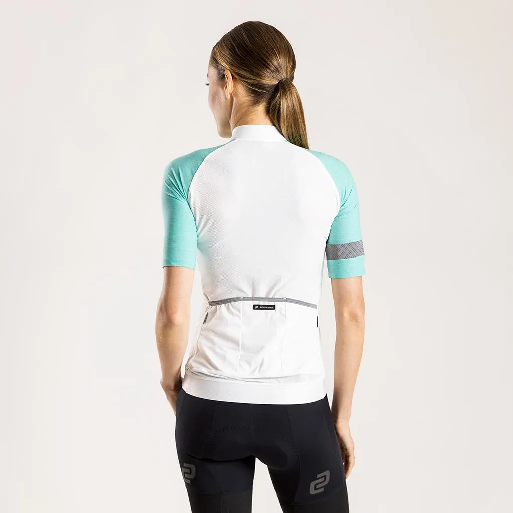Women's Opera Race Fit Jersey (Mint)