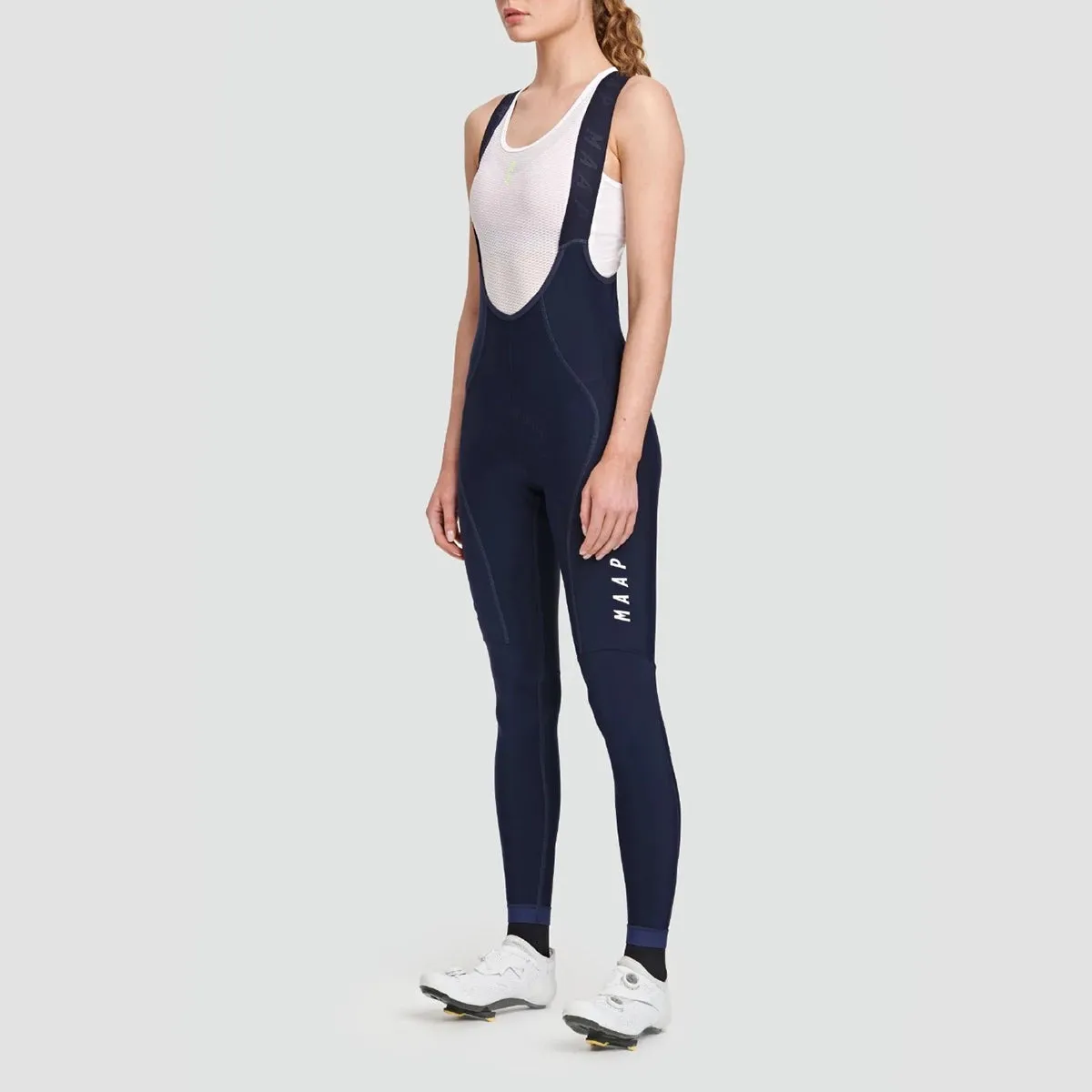 Women's Team Evo Thermal Bib Tight - Navy