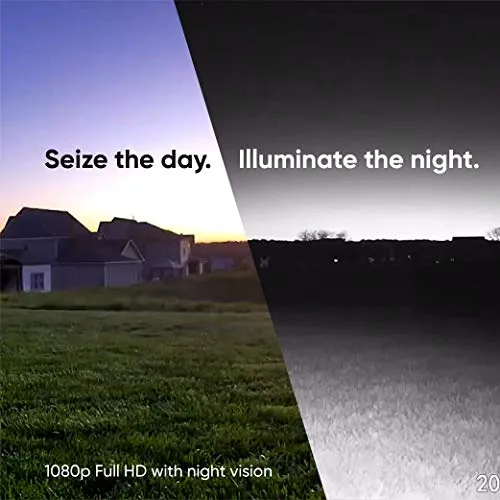Wyze Cam Outdoor Starter Bundle (Includes Base Station and 1 Camera), 1080p HD Indoor/Outdoor Wire-Free Smart Home Camera with Night Vision, 2-Way Audio, Works with Alexa & Google Assistant