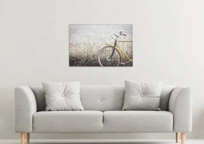 Yellow Bicycle Canvas