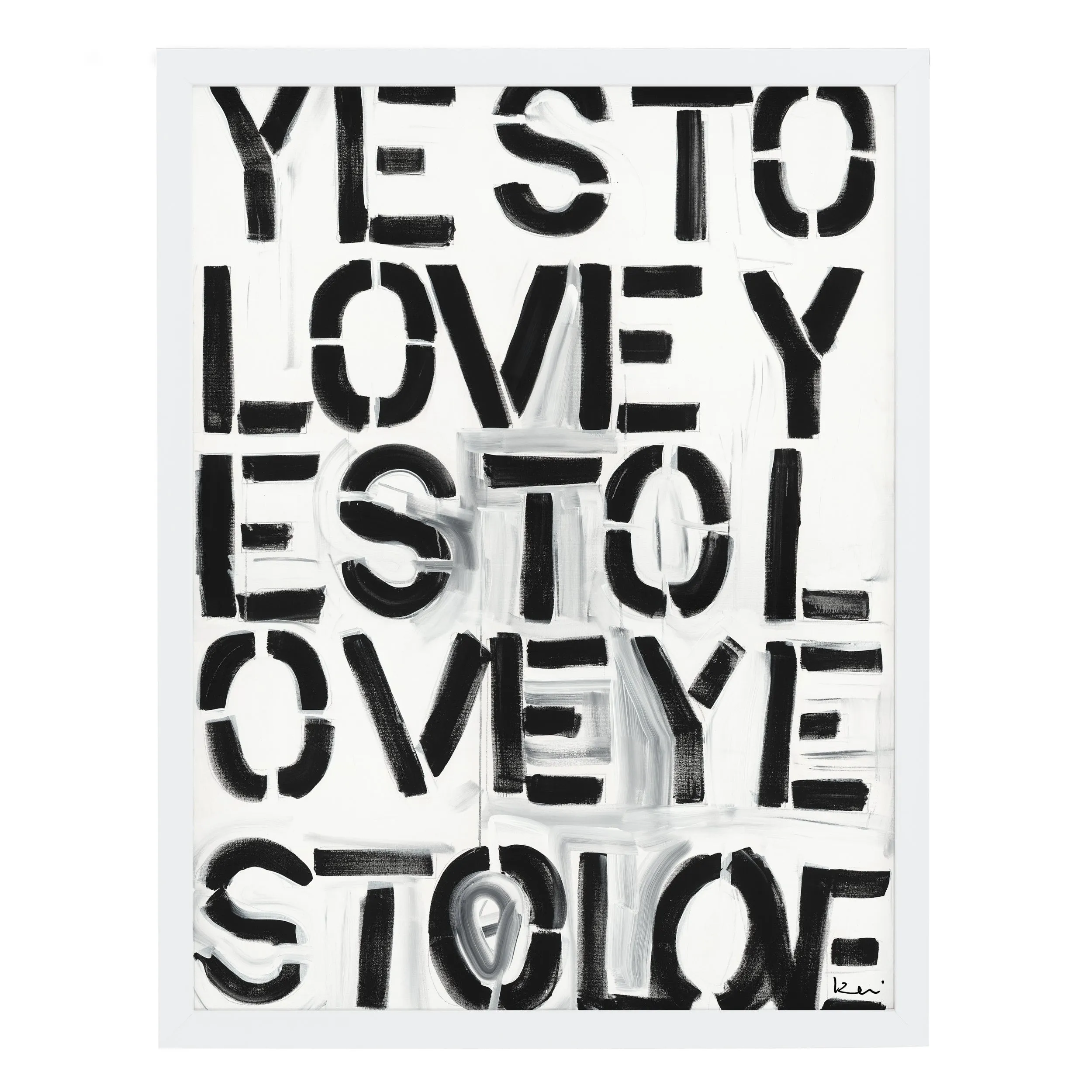 Yes to Love Art Print