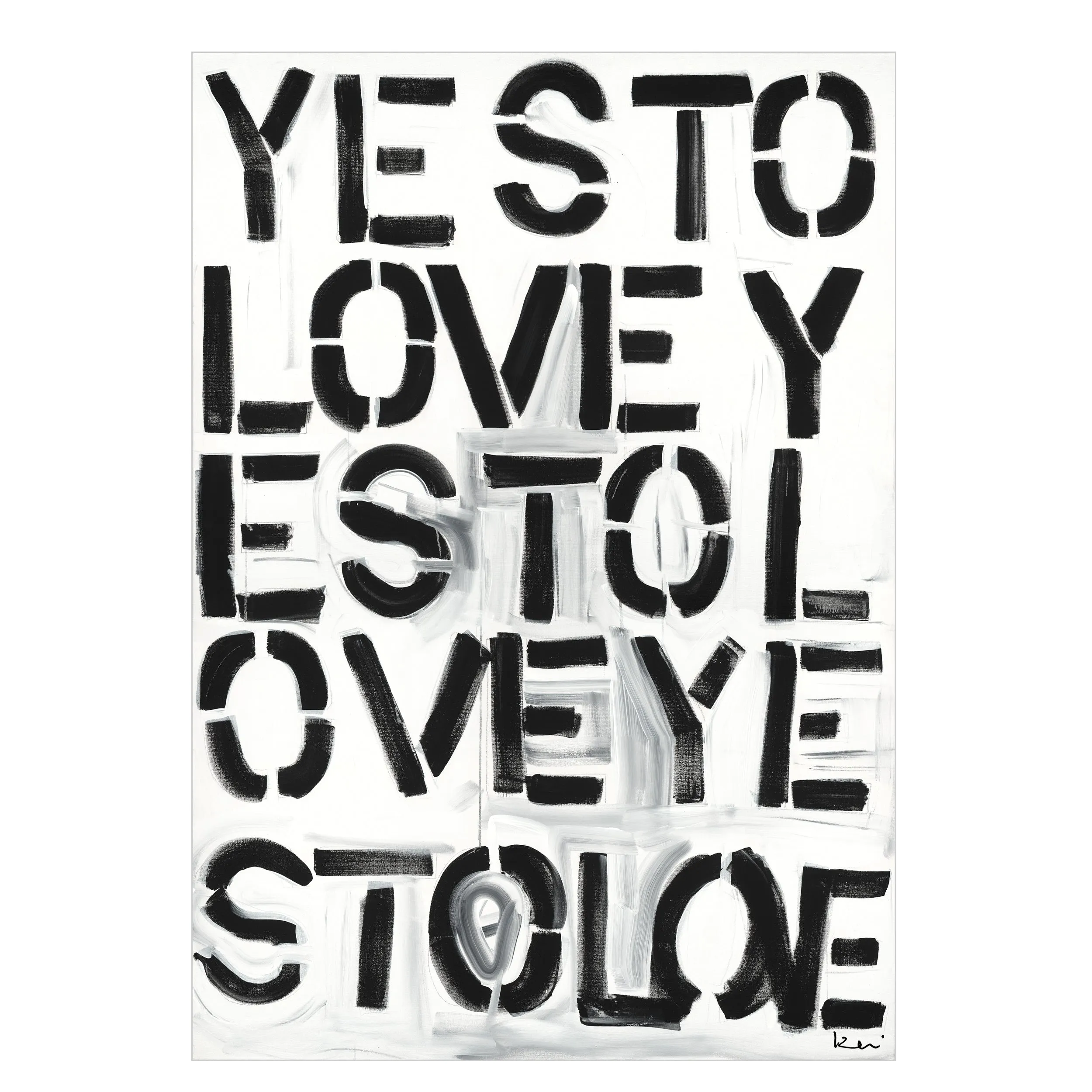Yes to Love Art Print