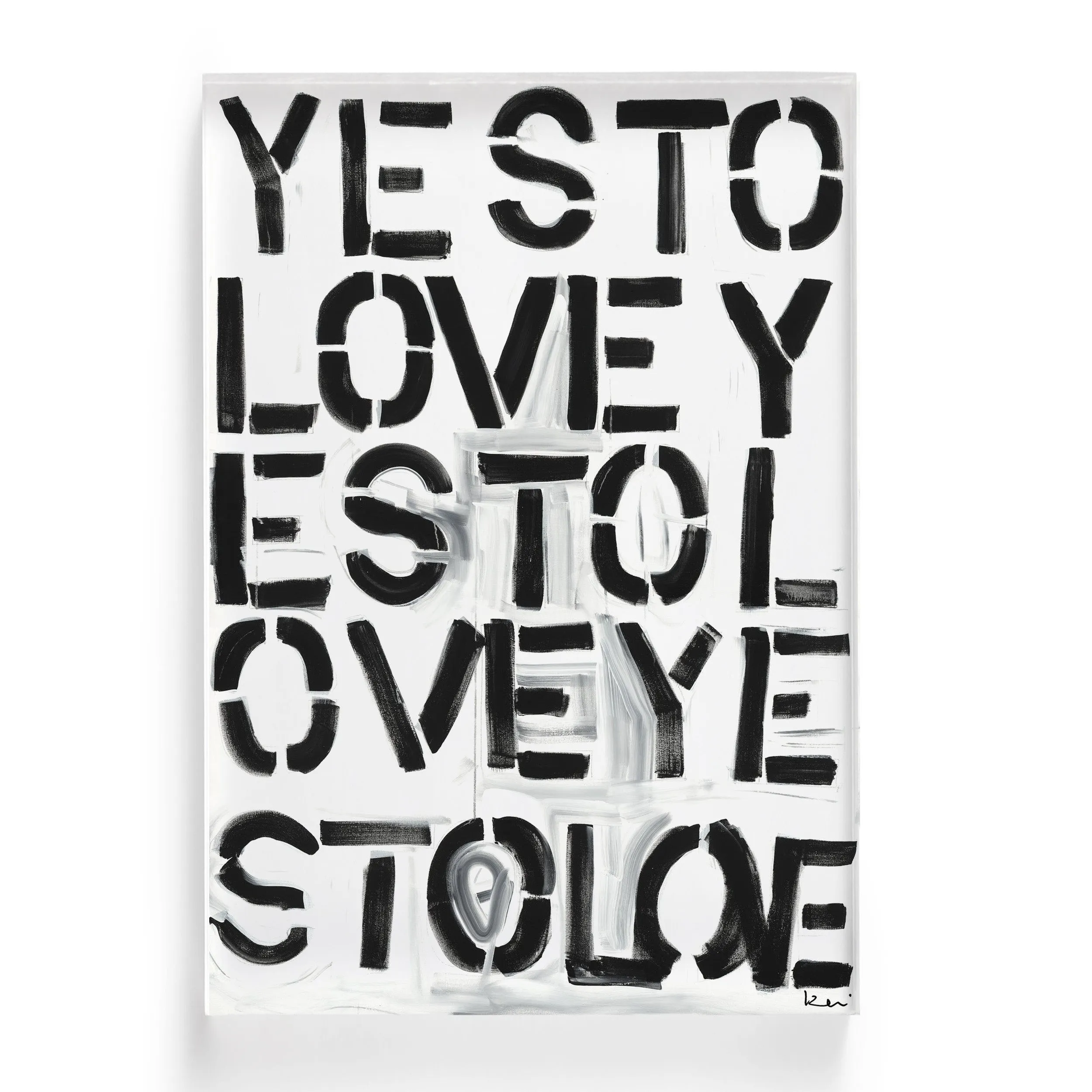 Yes to Love Art Print