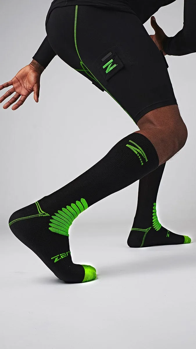 Zenkai Compression Lace Bite Skate Sock